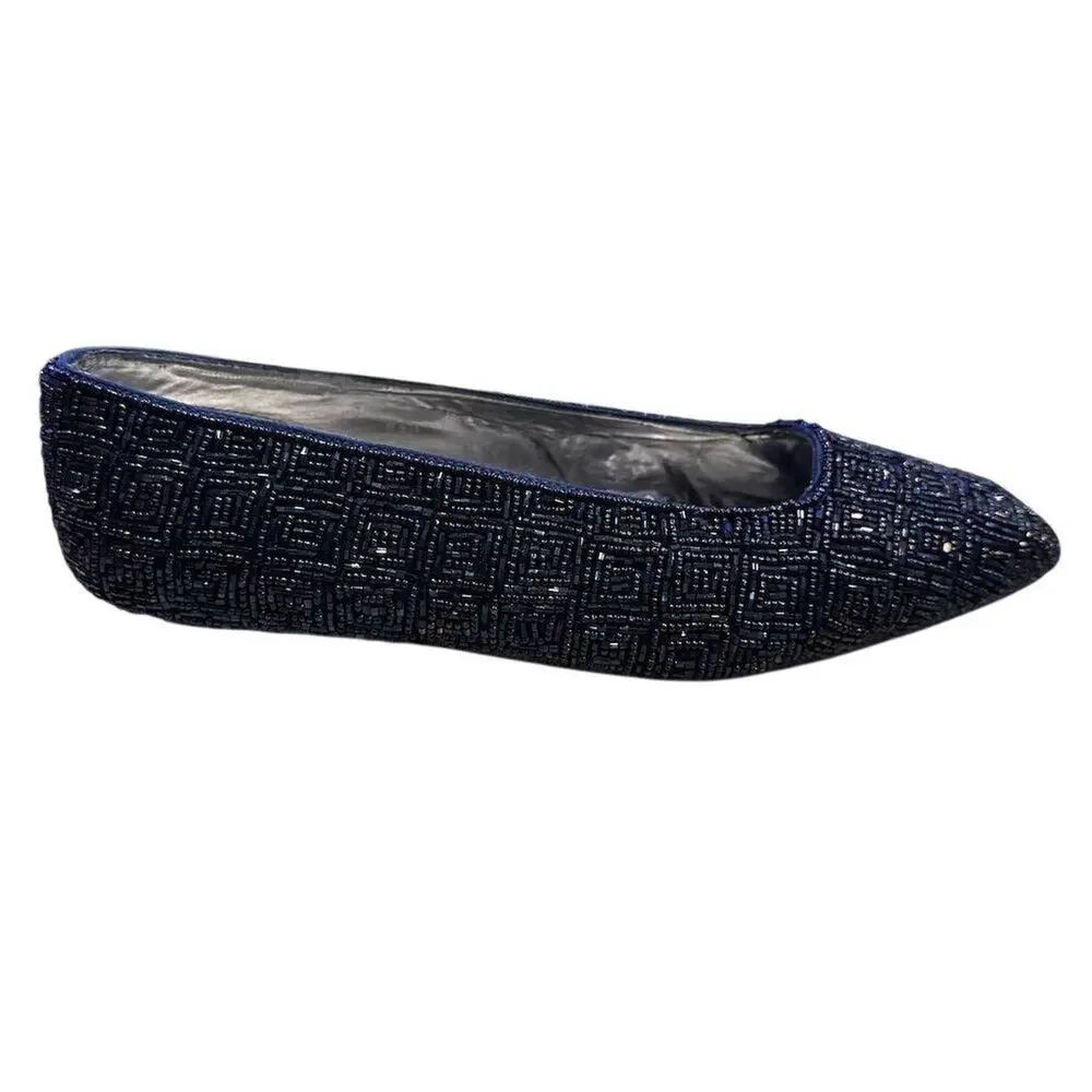 Caparros Women's Beaded‎ Pumps Size 6.5 Multicolor Formal Low Heel - Picture 5 of 10